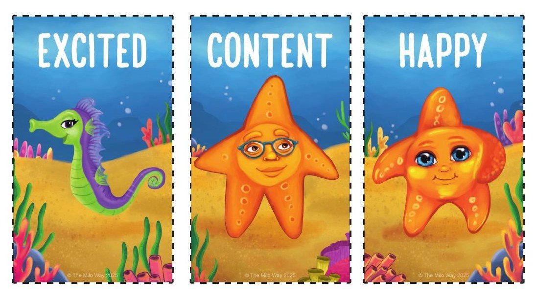 Printable Milo feelings cards